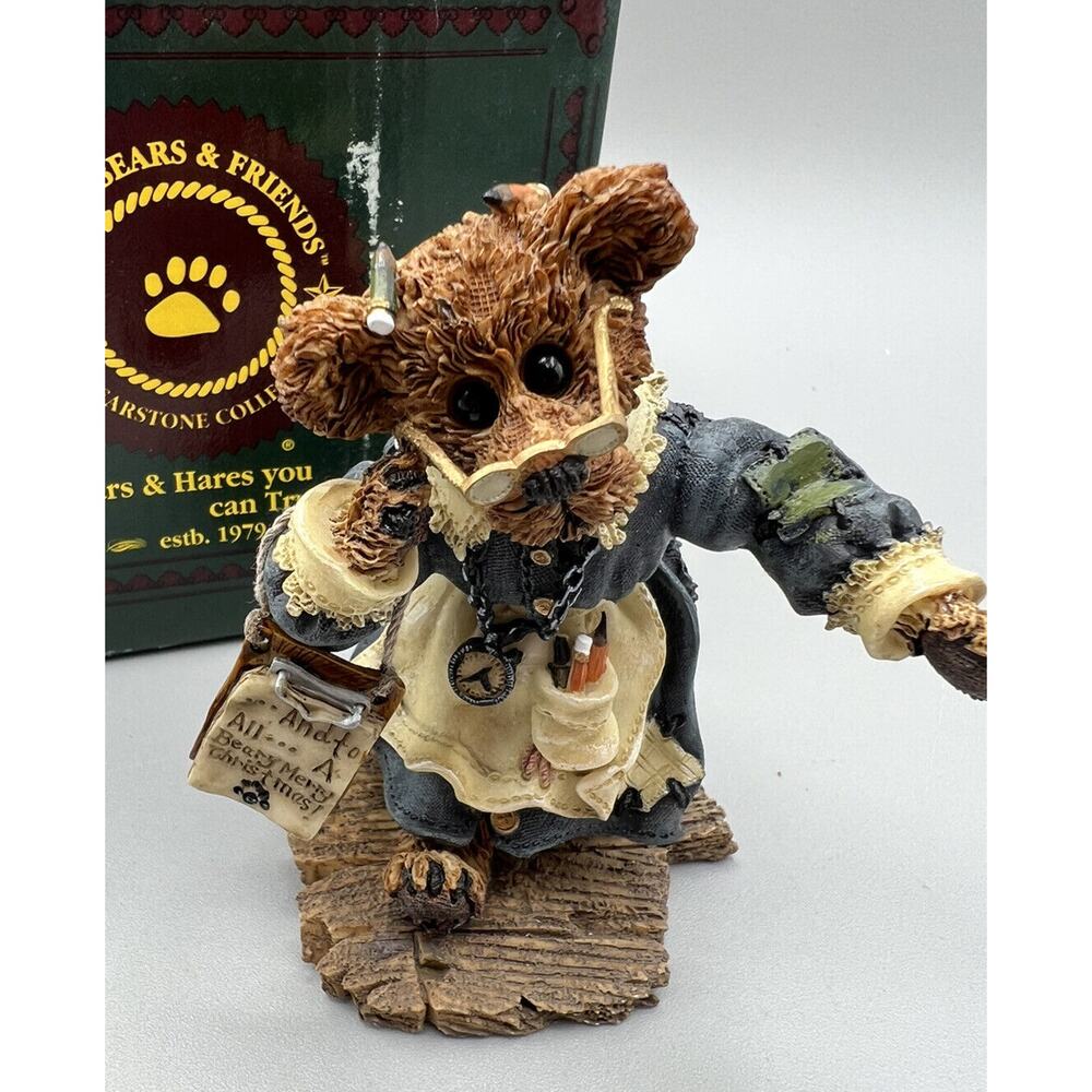 Boyds Bears Figurine Ms Bruin the Teacher #2414 13E/418 1998